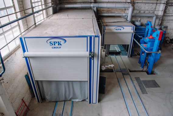 Дробеструйные камеры SPK-14.5.5 и SPK-6.4.4, Комплекс подготовки и покраски, г. Челябинск Дробеструйные камеры SPK-14.5.5 и SPK-6.4.4, Комплекс подготовки и покраски, г. Челябинск