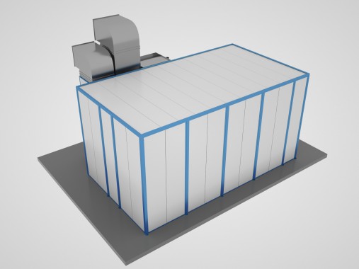 Окрасочно-сушильная камера тупикового типа SPK-9.5.4 Окрасочно-сушильная камера тупикового типа SPK-9.5.4