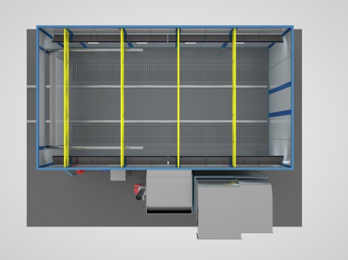 Окрасочно-сушильная камера тупикового типа SPK-9.5.4 Окрасочно-сушильная камера тупикового типа SPK-9.5.4