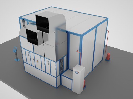 Окрасочно-сушильная камера тупикового типа SPK-6.4.4 Окрасочно-сушильная камера тупикового типа SPK-6.4.4