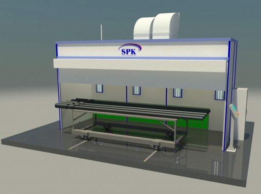 Окрасочно-сушильная камера SPK-7.3.3 Окрасочно-сушильная камера SPK-7.3.3