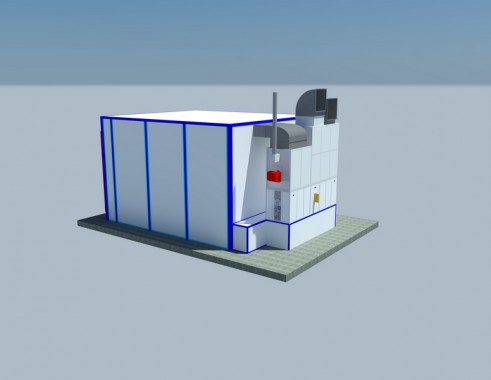 Окрасочно-сушильная камера тупикового типа SPK-4.4.4 Окрасочно-сушильная камера тупикового типа SPK-4.4.4