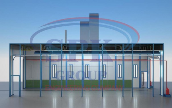 Окрасочно-сушильная камера проходного типа SPK-15.5.5 Окрасочно-сушильная камера проходного типа SPK-15.5.5