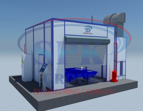 Окрасочно-сушильная камера тупикового типа SPK-5.5.4  Окрасочно-сушильная камера тупикового типа SPK-5.5.4