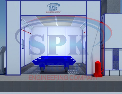 Окрасочно-сушильная камера тупикового типа SPK-5.5.4  Окрасочно-сушильная камера тупикового типа SPK-5.5.4