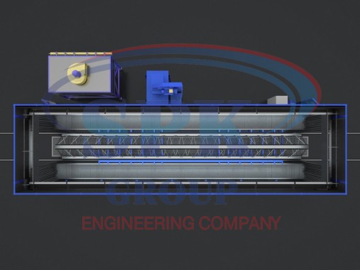 Дробеструйная камера проходного типа SPK-15.4.4  Дробеструйная камера проходного типа SPK-15.4.4