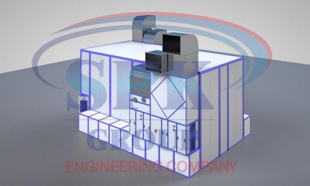 Окрасочно-сушильная камера тупикового типа SPK-10.5.5  Окрасочно-сушильная камера тупикового типа SPK-10.5.5