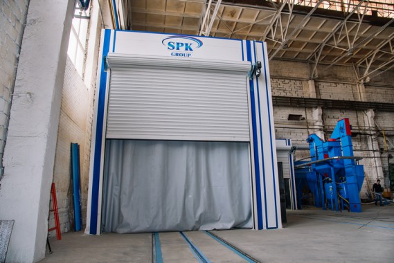 Дробеструйная камера тупикового типа SPK-10.5.5