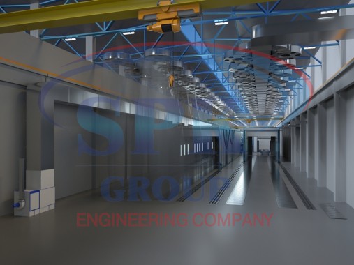 Комплекс подготовки и окраски поверхности SPK. Телескопическая камера сушки SPK-36.6.5. Комплекс подготовки и окраски поверхности SPK. Телескопическая камера сушки SPK-36.6.5.