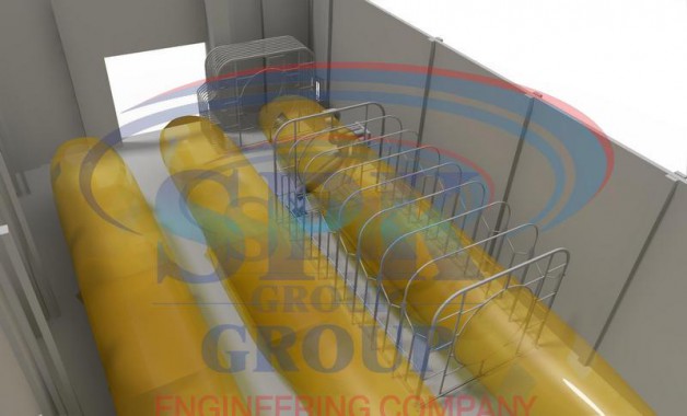 Окрасочно-сушильная камера телескопического типа SPK-6.8.6 Окрасочно-сушильная камера телескопического типа SPK-6.8.6