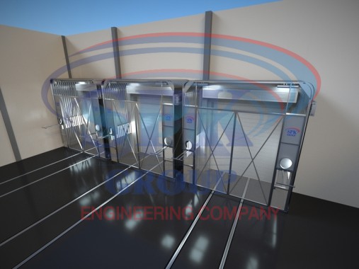 Телескопическая окрасочно-сушильная камера SPK-16.5.5 Телескопическая окрасочно-сушильная камера SPK-16.5.5