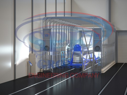 Телескопическая окрасочно-сушильная камера SPK-16.5.5 Телескопическая окрасочно-сушильная камера SPK-16.5.5