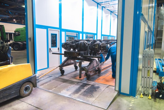 Cушильная камера для шасси автомобилей Mercedes Benz SPK-16.6.5, г. Набережные Челны Cушильная камера для шасси автомобилей Mercedes Benz SPK-16.6.5, г. Набережные Челны