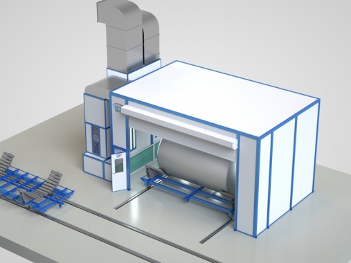 Окрасочно-сушильная камера тупикового типа SРК - 5.8.4 Окрасочно-сушильная камера тупикового типа SРК - 5.8.4