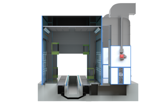 Окрасочно-сушильная камера проходного типа SРК - 36.6.7 Окрасочно-сушильная камера проходного типа SРК - 36.6.7