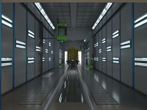 Окрасочно-сушильная камера проходного типа SРК - 36.6.7 Окрасочно-сушильная камера проходного типа SРК - 36.6.7