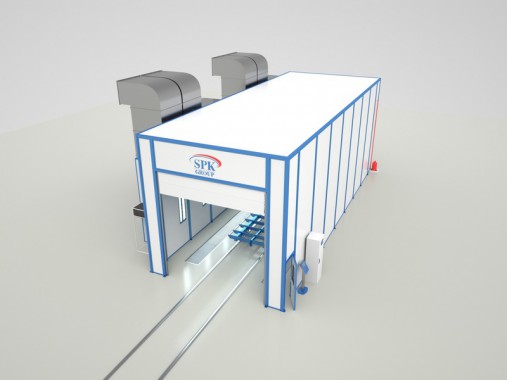 Окрасочно-сушильная камера тупикового типа SPK-14.5.4 Окрасочно-сушильная камера тупикового типа SPK-14.5.4