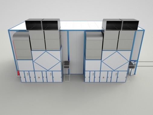 Окрасочно-сушильная камера тупикового типа SPK-14.5.4 Окрасочно-сушильная камера тупикового типа SPK-14.5.4