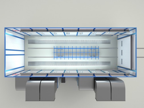 Окрасочно-сушильная камера тупикового типа SPK-14.5.4 Окрасочно-сушильная камера тупикового типа SPK-14.5.4