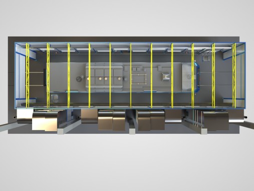 Покрасочно-сушильная камера для локомотивов SPK-Р 22.6.7