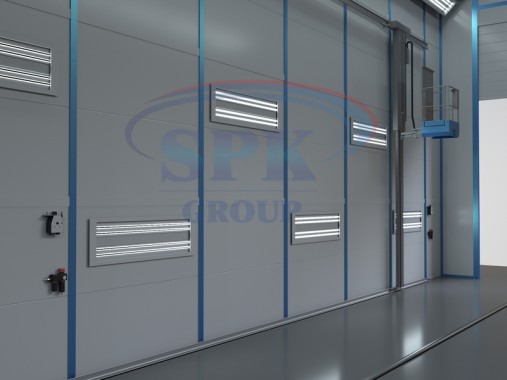 Покрасочно-сушильная камера для локомотивов SPK-Р 22.6.7