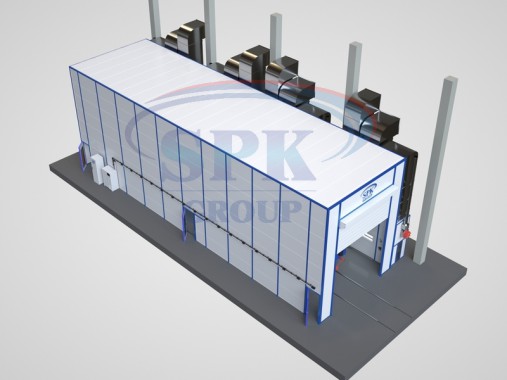 Покрасочно-сушильная камера для локомотивов SPK-Р 22.6.7