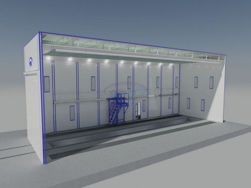 Покрасочно-сушильная камера для цистерн SPK-18.6.6 Покрасочно-сушильная камера для цистерн SPK-18.6.6