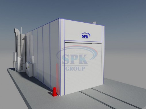 Покрасочно-сушильная камера для цистерн SPK-18.6.6 Покрасочно-сушильная камера для цистерн SPK-18.6.6