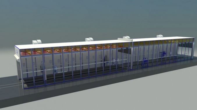 Комплекс подготовки и окраски поверхности проходного типа SPK-60.8.7  Комплекс подготовки и окраски поверхности проходного типа SPK-60.8.7