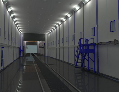 Комплекс подготовки и окраски поверхности проходного типа SPK-60.8.7  Комплекс подготовки и окраски поверхности проходного типа SPK-60.8.7