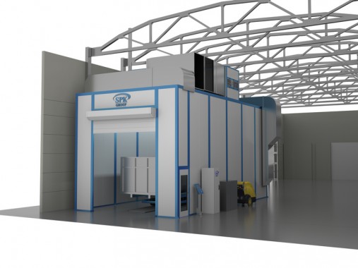 Комплекс подготовки, мойки окраски и сушки поверхности SРК - 35.16.5 