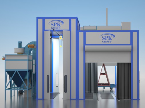 Покрасочное производство для спецтехники