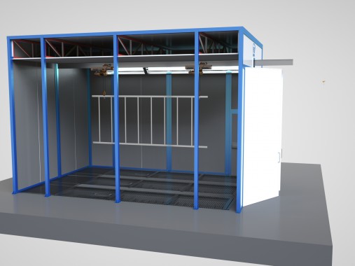 Оборудование для обитаемой дробеструйной камеры SPK