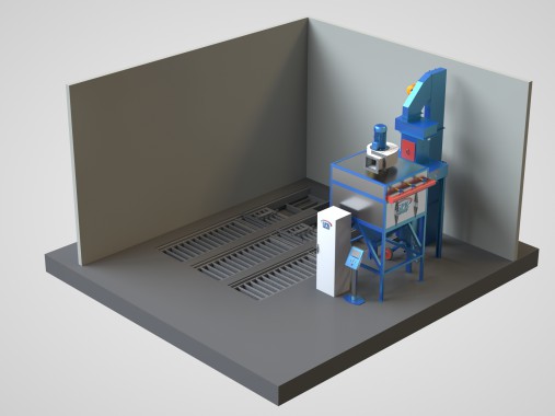 Оборудование для обитаемой дробеструйной камеры SPK
