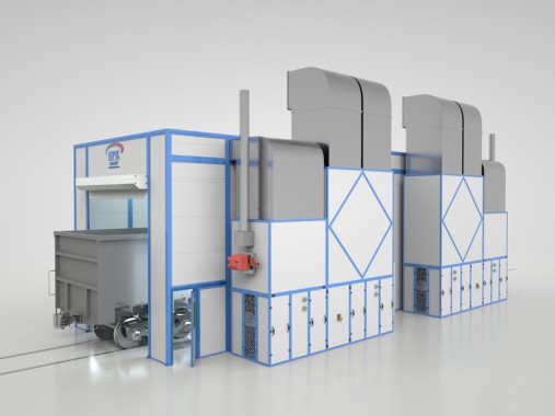 Окрасочно-сушильная камера проходного типа SРК - 17.6.6