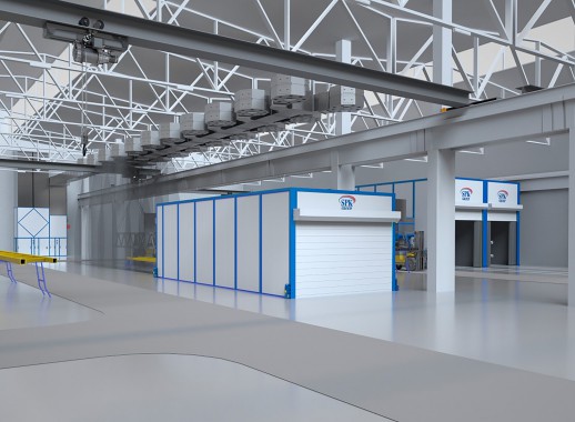 Верстак со светильником