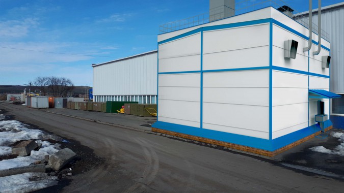 Уличная покрасочно-сушильная камера SPK-T 12.6.4 для деталей самолета, г. Екатеринбург Уличная покрасочно-сушильная камера SPK-T 12.6.4 для деталей самолета, г. Екатеринбург