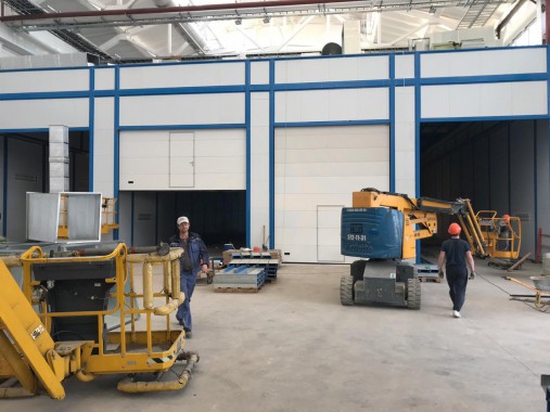 Комплекс подготовки, покраски и сушки для трамвайных вагонов, г. Тверь Комплекс подготовки, покраски и сушки для трамвайных вагонов, г. Тверь