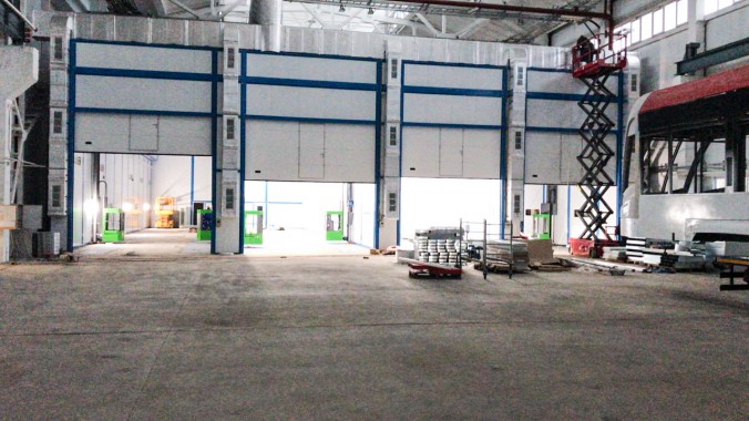 Комплекс подготовки, покраски и сушки для трамвайных вагонов, г. Тверь Комплекс подготовки, покраски и сушки для трамвайных вагонов, г. Тверь