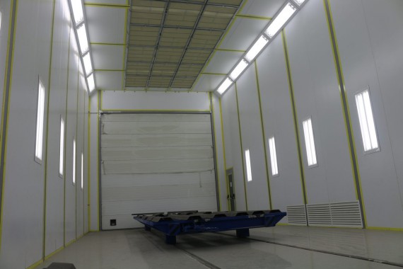 Комплекс подготовки, покраски и сушки для военной техники. Камера подготовки к покраске SPK-15.6.6