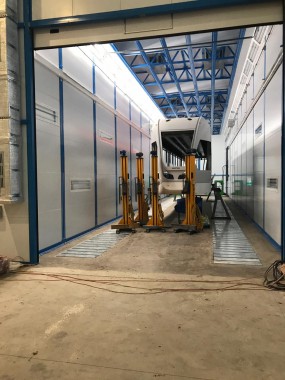 Комплекс подготовки, покраски и сушки для трамвайных вагонов, г. Тверь Комплекс подготовки, покраски и сушки для трамвайных вагонов, г. Тверь