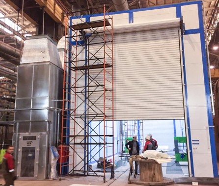 Проходная камера для окраски и сушки кузовов электровозов SPK-P 22.6.7