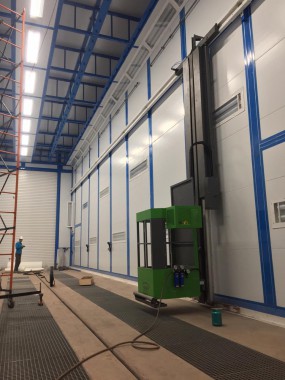 Проходная камера для окраски и сушки кузовов электровозов SPK-P 22.6.7