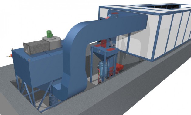 Разработка, изготовление и поставка системы рекуперации дроби и вентиляционно-фильтровальной установки для оснащения дробеструйной камеры