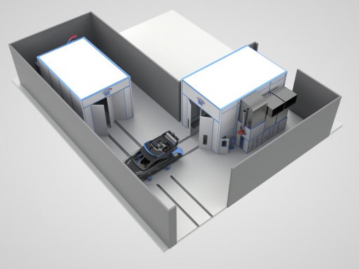 Комплекс подготовки и покраски поверхности для катеров и яхт SPK