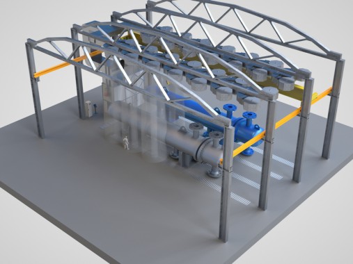 Зона открытой окраски для емкостного и теплообменного оборудования SPK-Z 21.12 Зона открытой окраски для емкостного и теплообменного оборудования SPK-Z 21.12