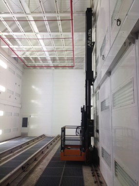 Электровозосборочный завод г. Астана (Казахстан). Камера окраски для локомотивов.