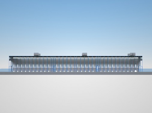 Окрасочно-сушильная камера для лопастей ветрогенераторов SPK-67.6.6