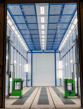 Проходная камера для окраски и сушки кузовов электровозов SPK-P 22.6.7