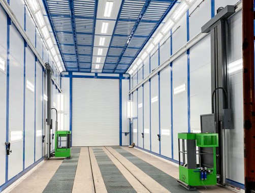 Проходная камера для окраски и сушки кузовов электровозов SPK-P 22.6.7